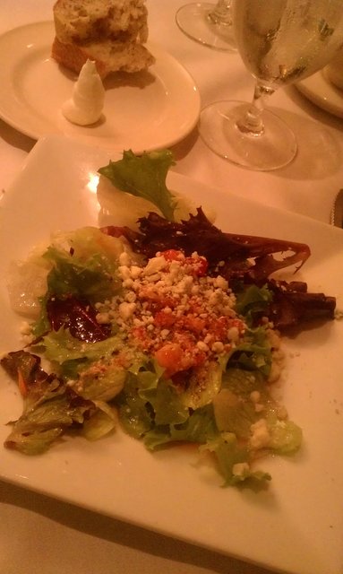 Dinner salad, simple and tasty.