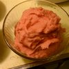 I imagine ham sorbet would look like this. It seems to be the right shade of pink.