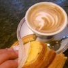 Pit stop for cappucino. Among the best I've had, which warranted the return visit.